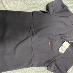 Figs Charcoal pride scrub top. New! XS
